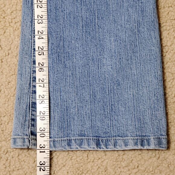 Bandolinoblu Women's Sz 12 Arianna Flare Boot Cut Denim Blue Jeans - Picture 10 of 11